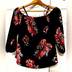 Women’s Hint of Blush Off The Shoulder Shirt